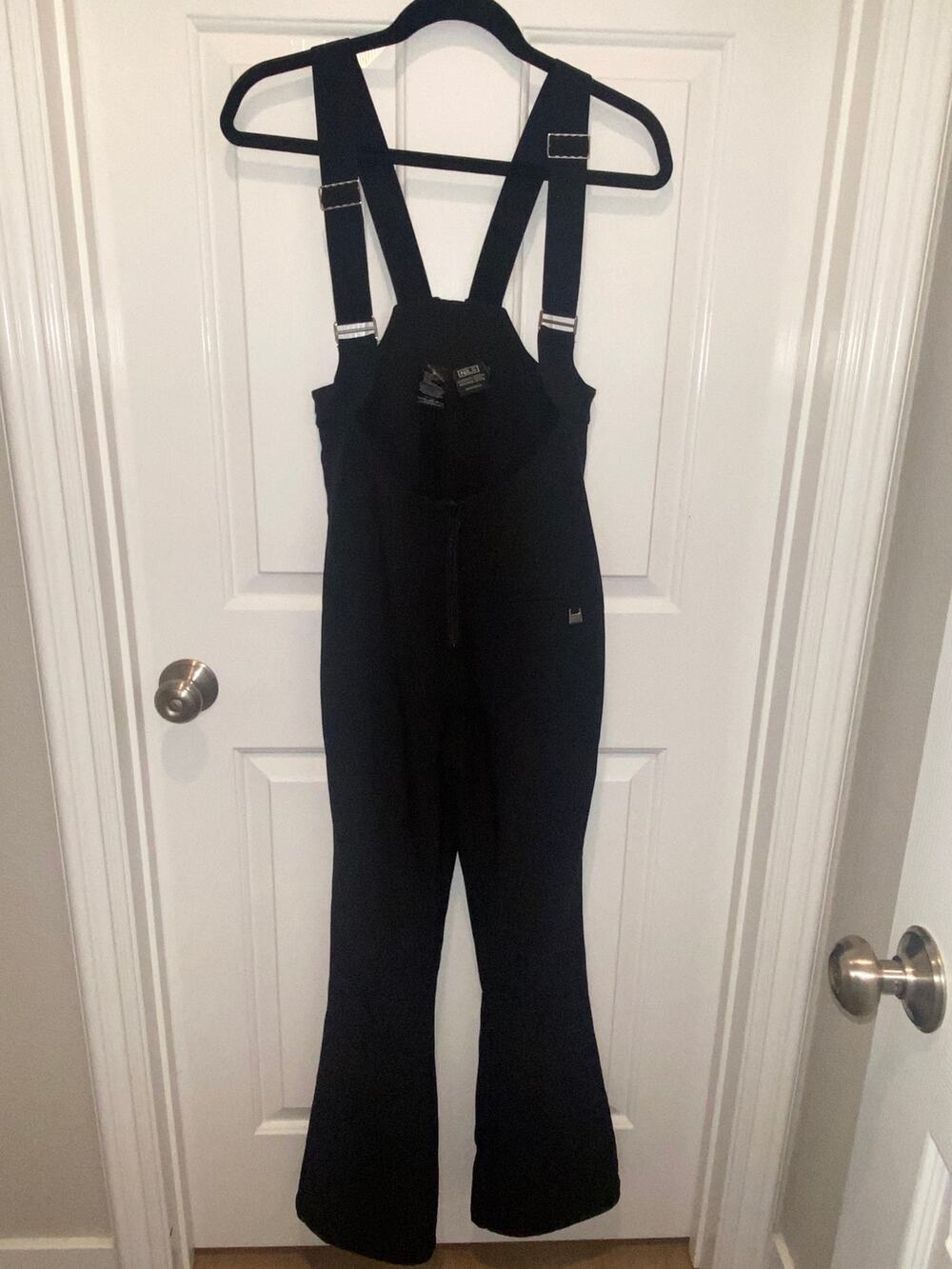 Nils Ethyl Stretch Bib Snow Ski Black Style 3939 Women size 2